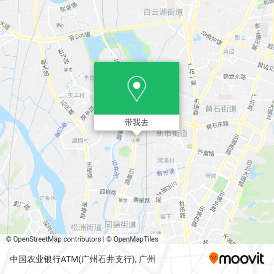 中国农业银行ATM(广州石井支行)地图