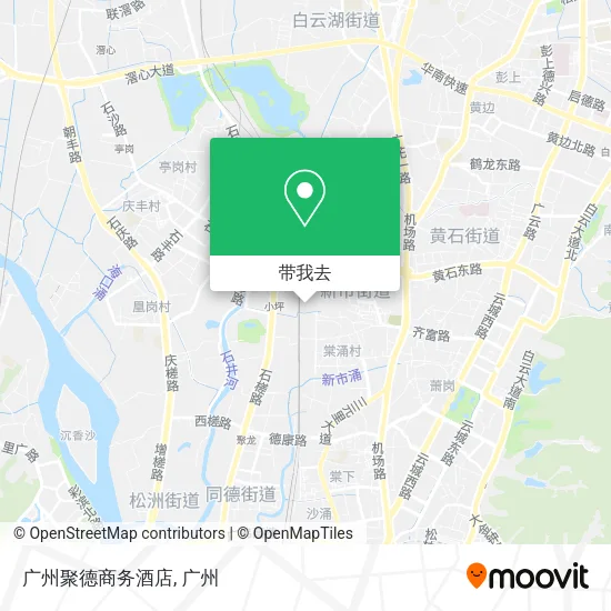 广州聚德商务酒店地图
