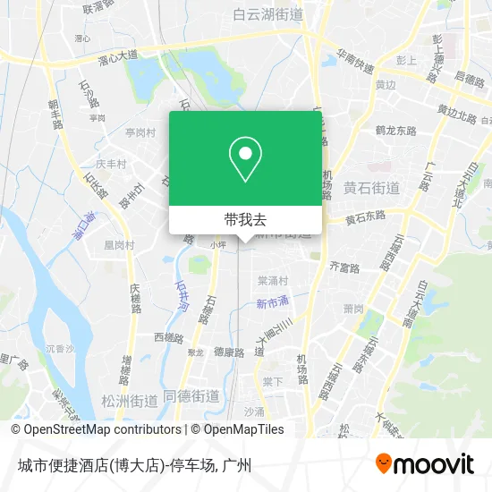 城市便捷酒店(博大店)-停车场地图