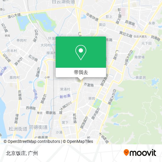 北京饭庄地图