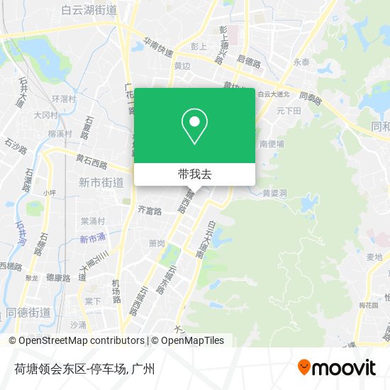 荷塘领会东区-停车场地图