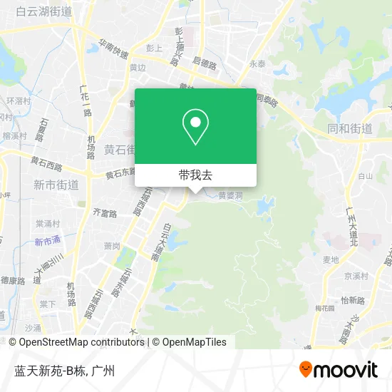 蓝天新苑-B栋地图
