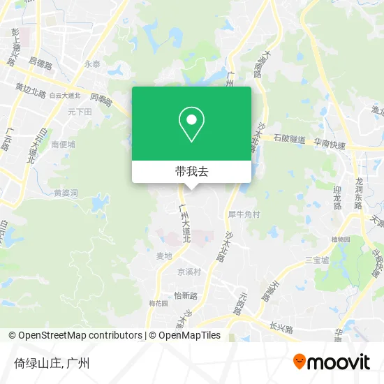 倚绿山庄地图