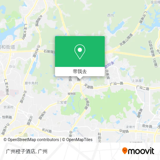 广州橙子酒店地图