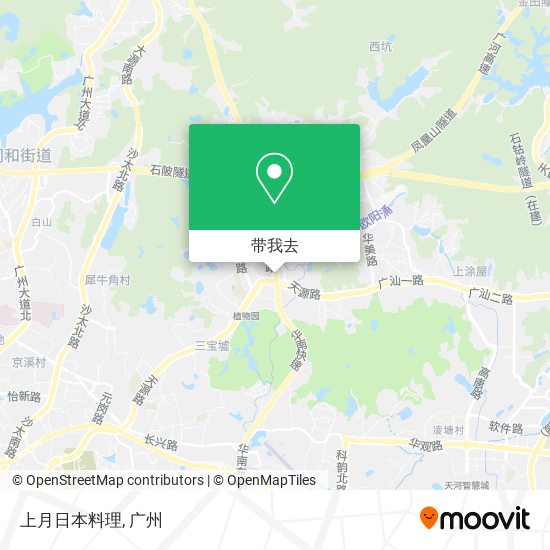 上月日本料理地图