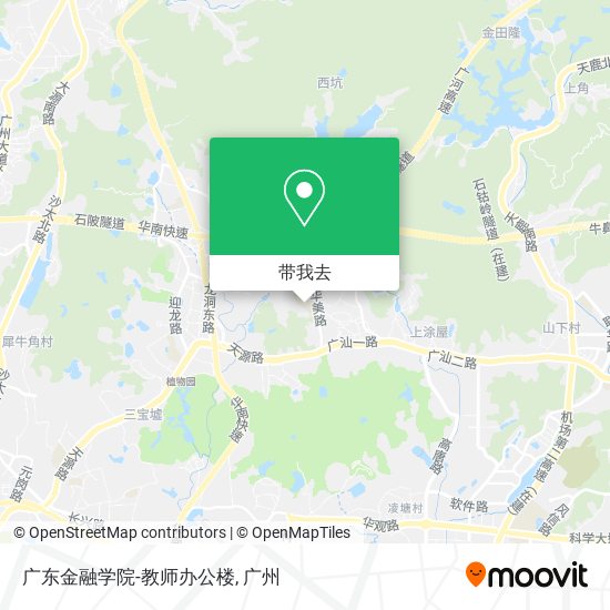 广东金融学院-教师办公楼地图