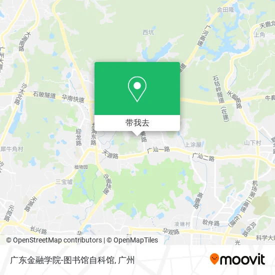 广东金融学院-图书馆自科馆地图