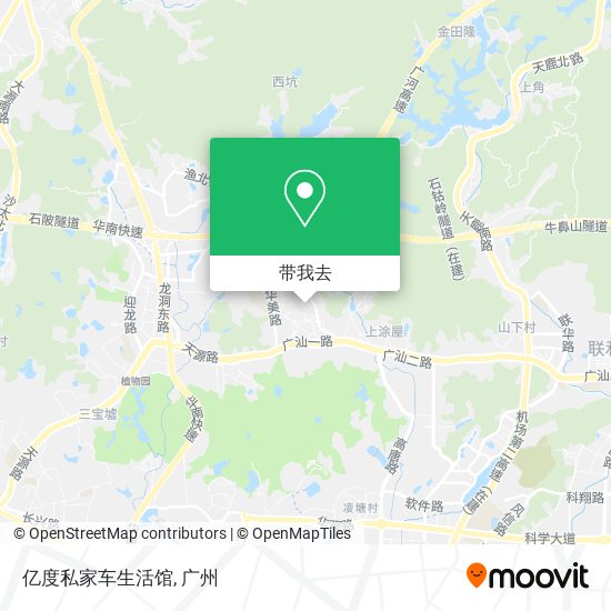 亿度私家车生活馆地图