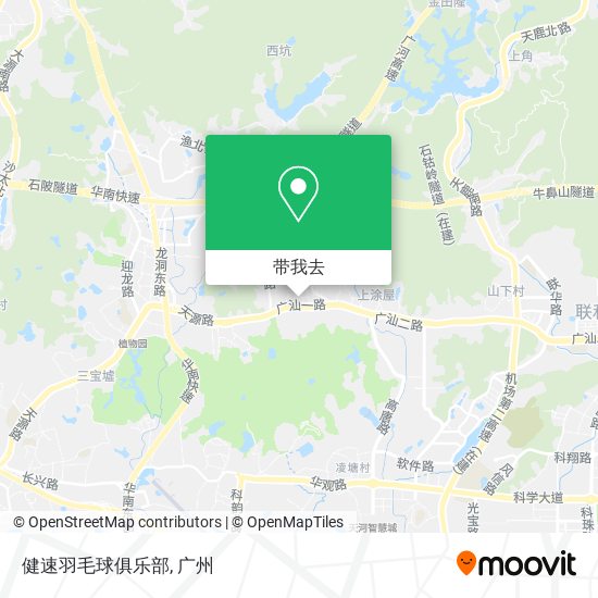 健速羽毛球俱乐部地图
