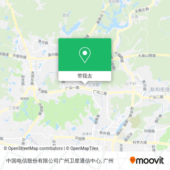 中国电信股份有限公司广州卫星通信中心地图