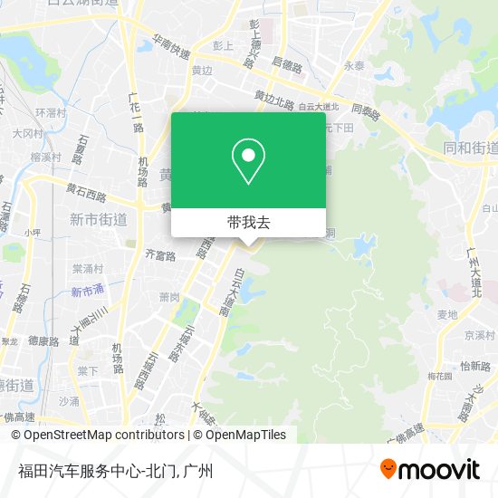 福田汽车服务中心-北门地图