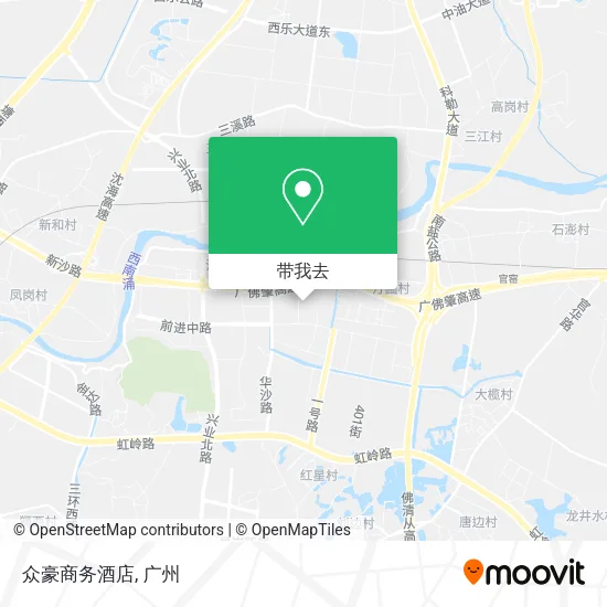 众豪商务酒店地图