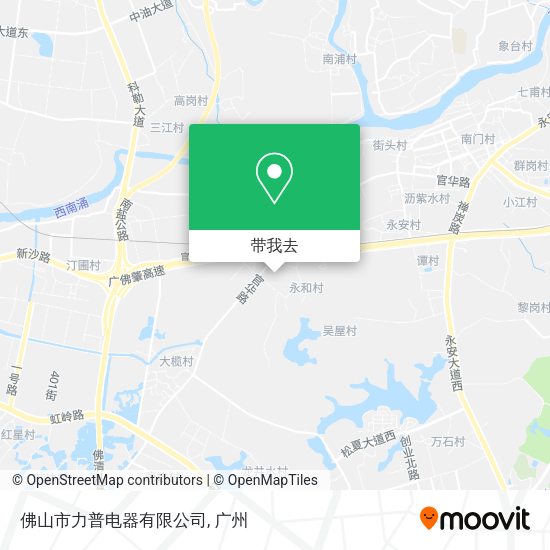 佛山市力普电器有限公司地图