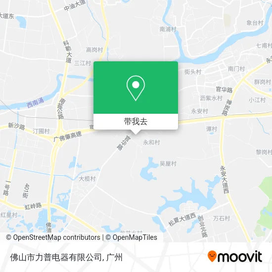 佛山市力普电器有限公司地图