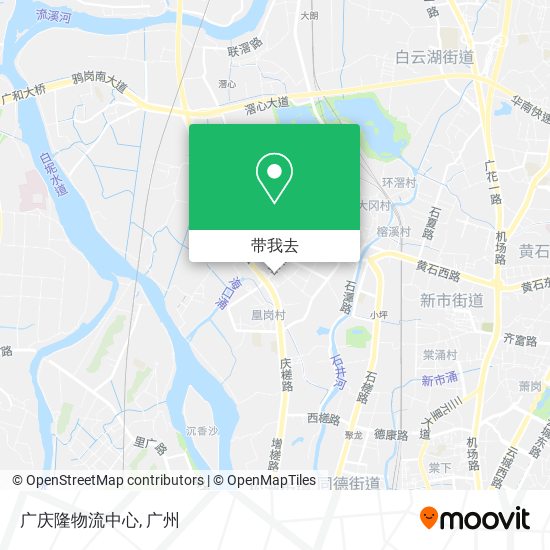 广庆隆物流中心地图