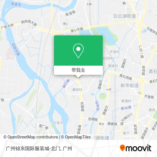 广州锦东国际服装城-北门地图