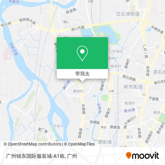 广州锦东国际服装城-A1栋地图