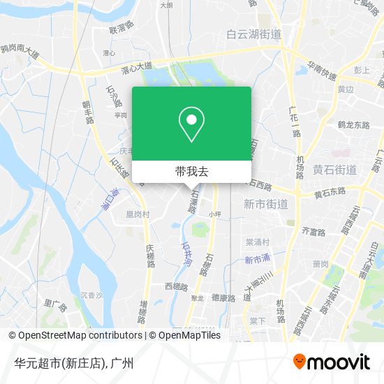 华元超市(新庄店)地图