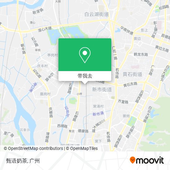 甄语奶茶地图