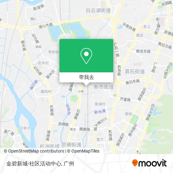 金碧新城-社区活动中心地图