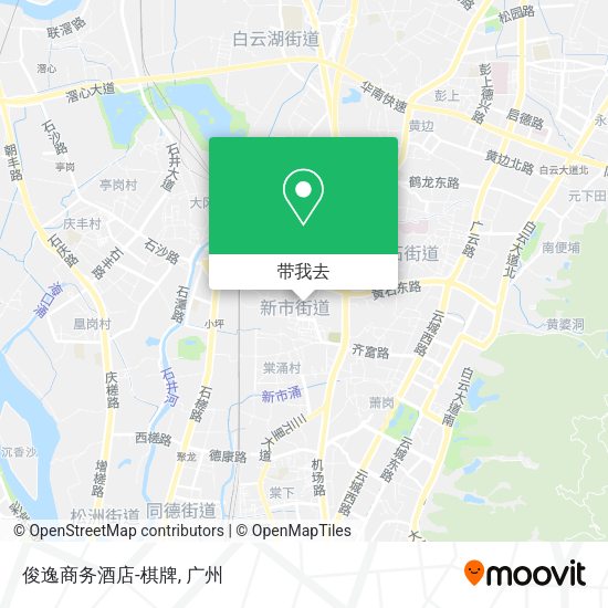 俊逸商务酒店-棋牌地图