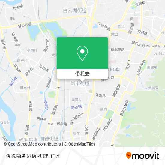 俊逸商务酒店-棋牌地图