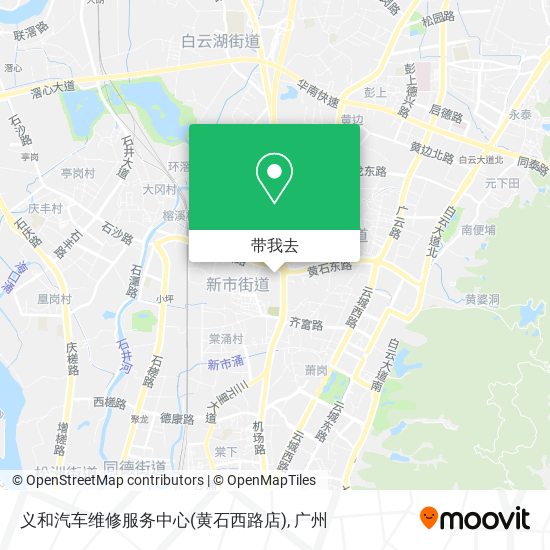 义和汽车维修服务中心(黄石西路店)地图