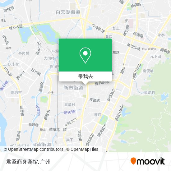 君圣商务宾馆地图