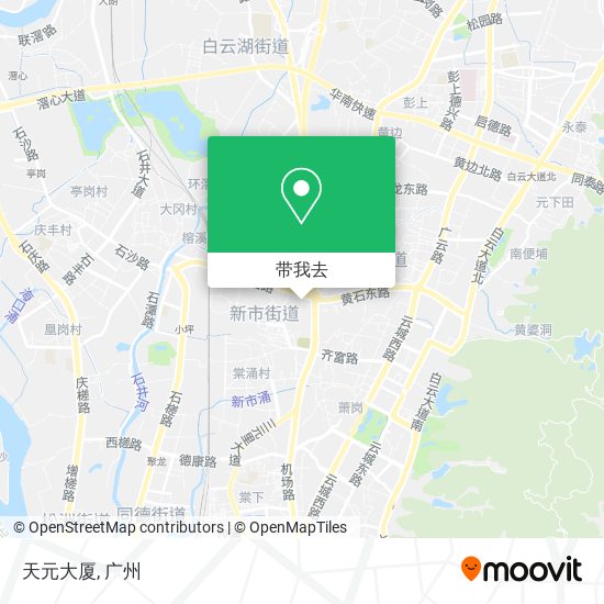 天元大厦地图