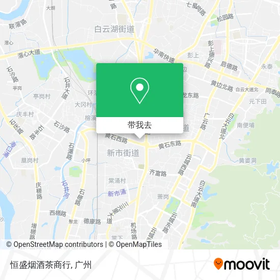 恒盛烟酒茶商行地图