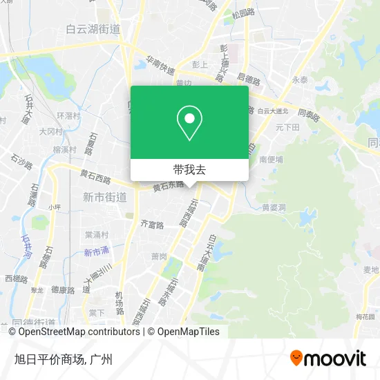 旭日平价商场地图