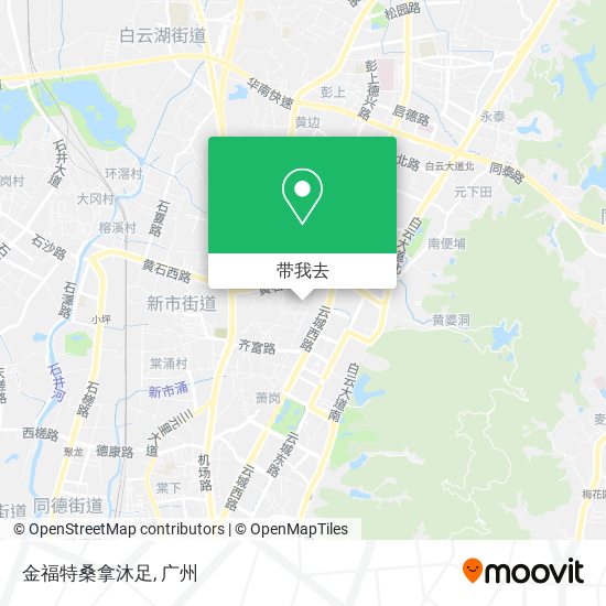 金福特桑拿沐足地图