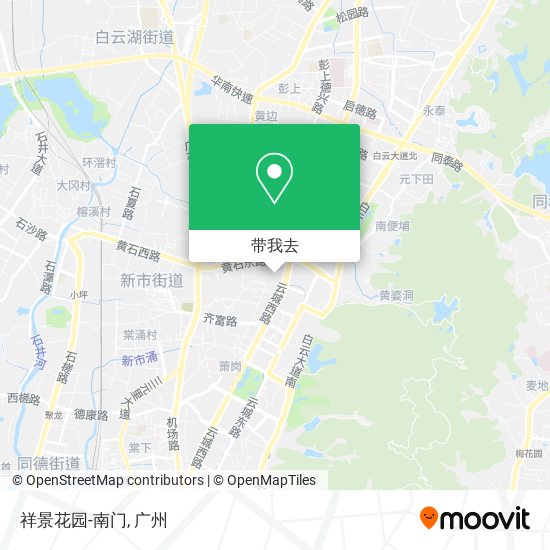 祥景花园-南门地图