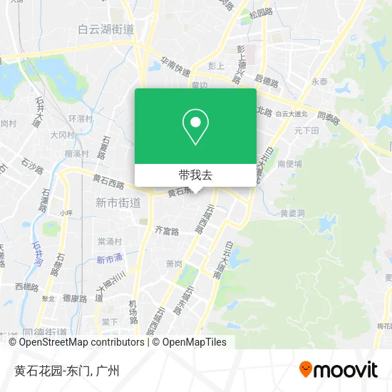 黄石花园-东门地图