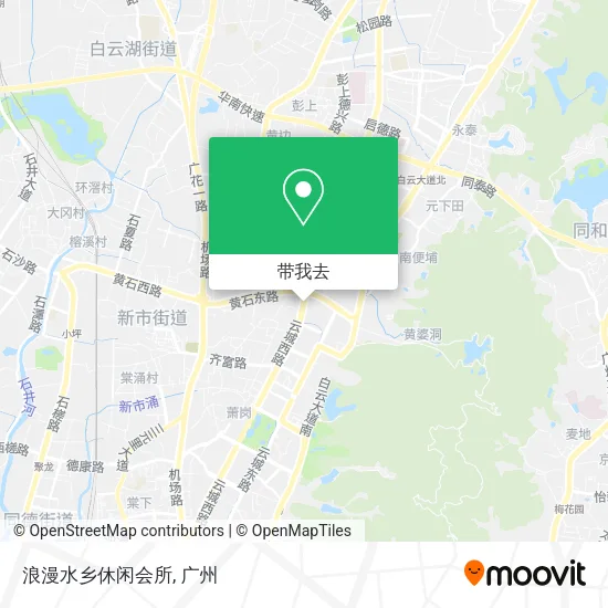 浪漫水乡休闲会所地图