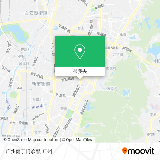广州健宁门诊部地图
