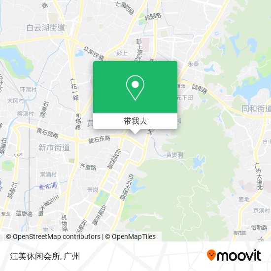 江美休闲会所地图