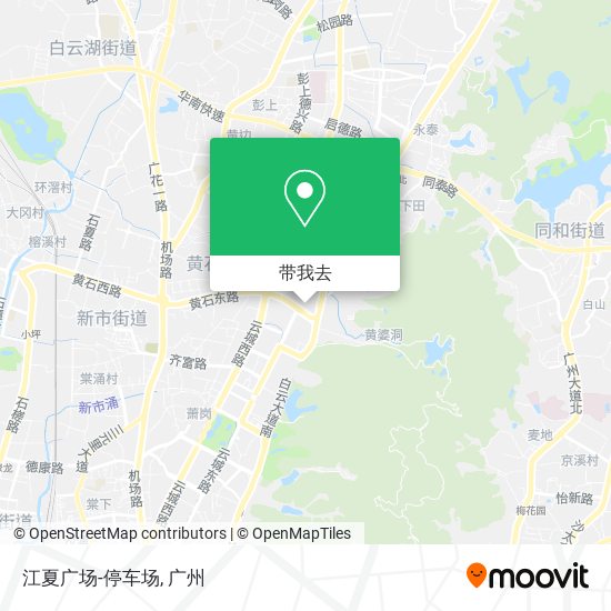 江夏广场-停车场地图