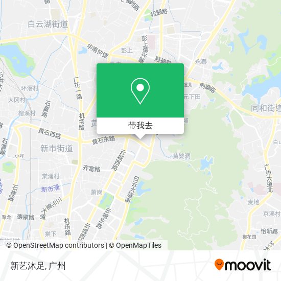 新艺沐足地图