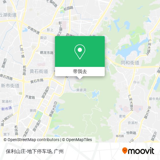 保利山庄-地下停车场地图