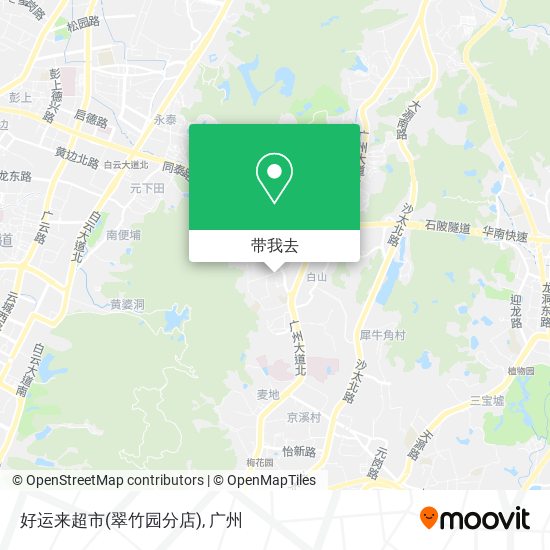 好运来超市(翠竹园分店)地图