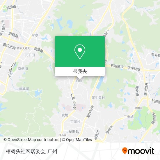 榕树头社区居委会地图