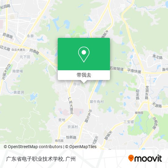 广东省电子职业技术学校地图