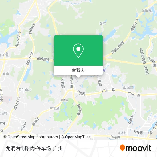 龙洞内街路内-停车场地图