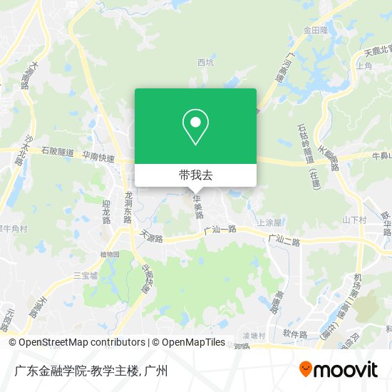 广东金融学院-教学主楼地图