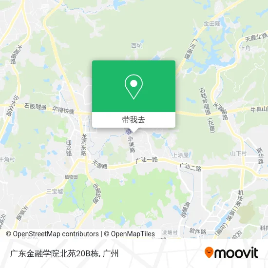 广东金融学院北苑20B栋地图