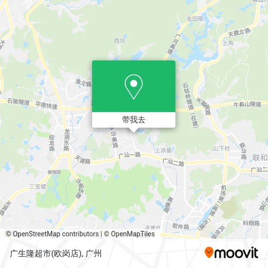 广生隆超市(欧岗店)地图