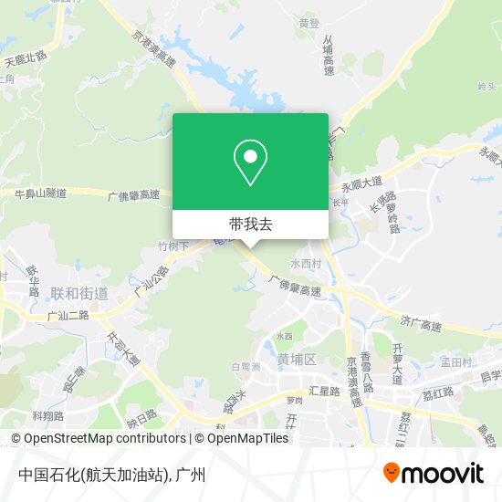 中国石化(航天加油站)地图