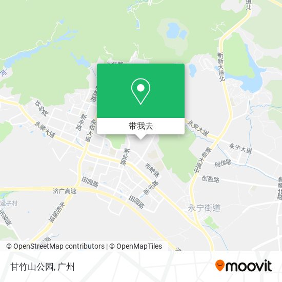 甘竹山公园地图