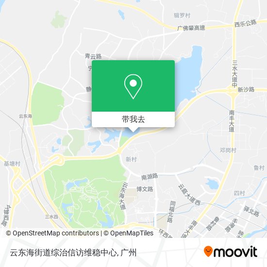 云东海街道综治信访维稳中心地图